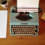 schrijven typemachine